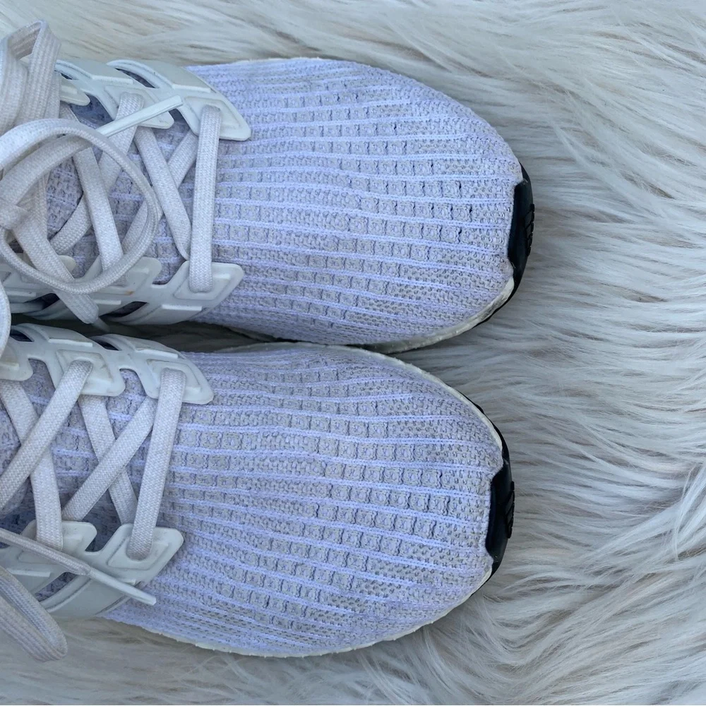 Adidas Ultra Boost 3.0 white sneakers 8.5